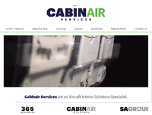 Tablet Screenshot of cabinairservices.com